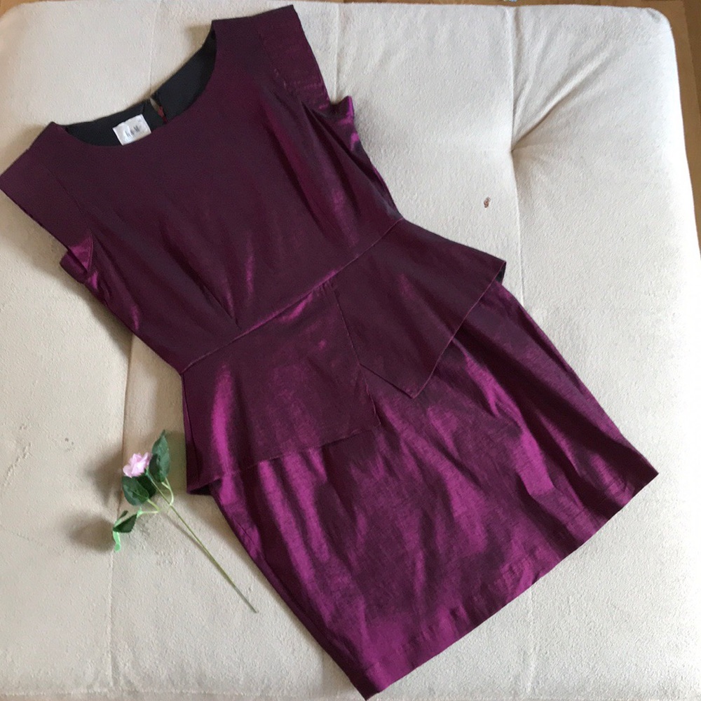 L&M Collection purple dress size M